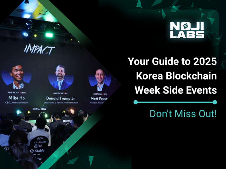 2025 korea blockchain week side events T - Noji labs
