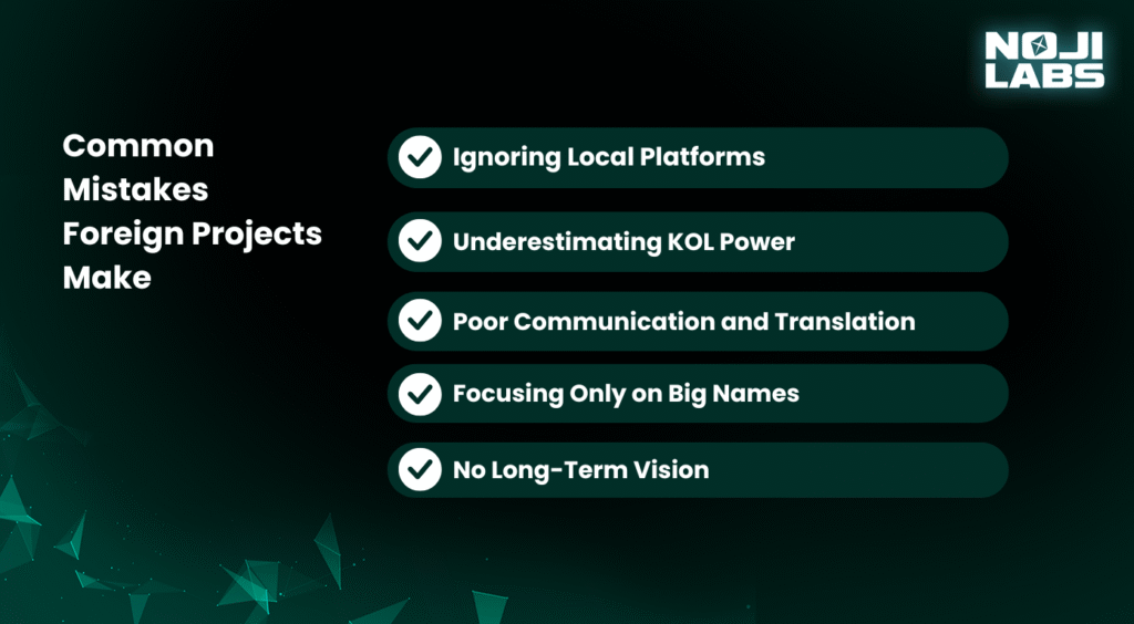 Common Mistakes Foreign Projects Make