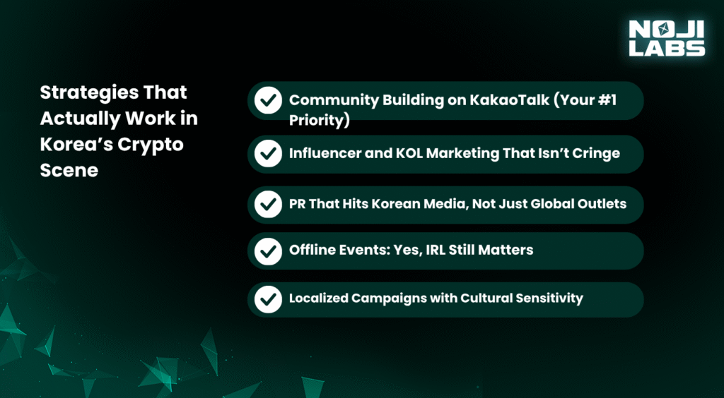 Strategies That Actually Work in Korea’s Crypto Scene - How to Choose a Crypto Marketing Agency in Korea - Noji labs