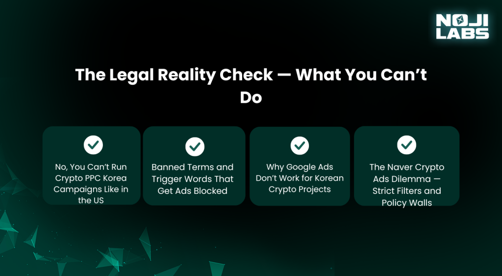 The Legal Reality Check — What You Can’t Do